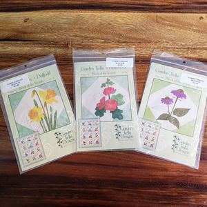 GARDEN TRELLIS DESIGNS Block of the Month Blocks 3, 8, 9 Quilt Pattern